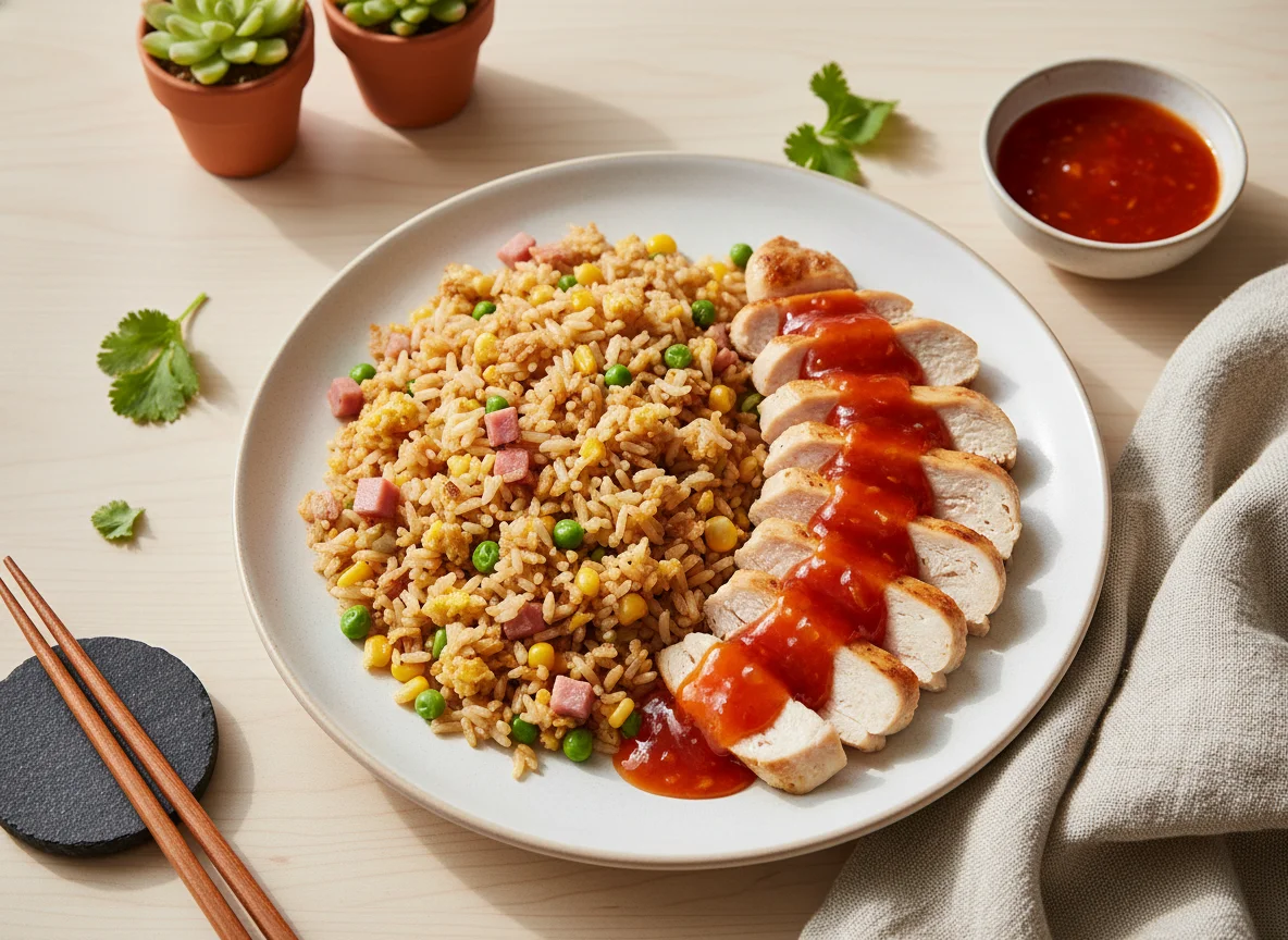 Chicken and Fried Rice photo