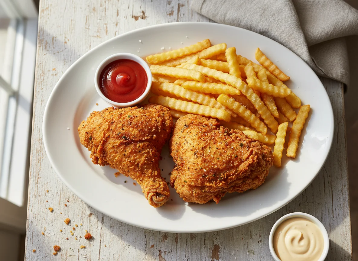 Chicken and Fries photo