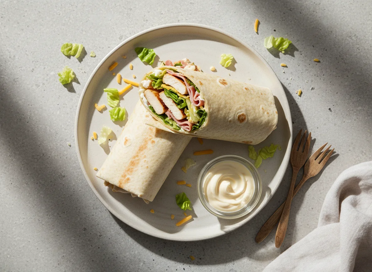 Chicken and Ham Wrap photo