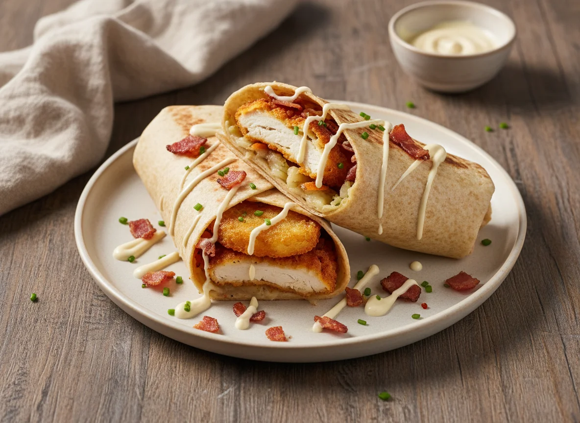 Chicken and Hash Brown Wrap photo