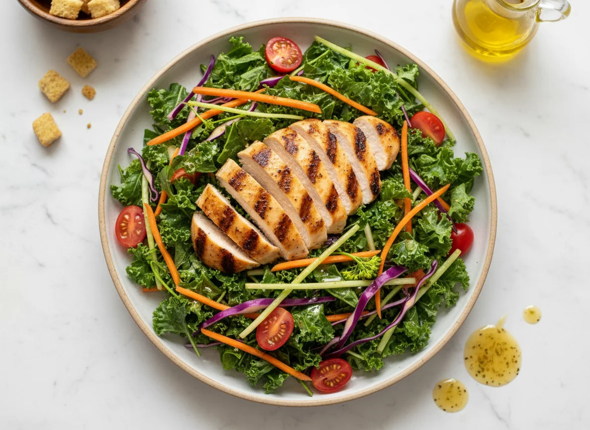 Chicken and Kale Salad photo