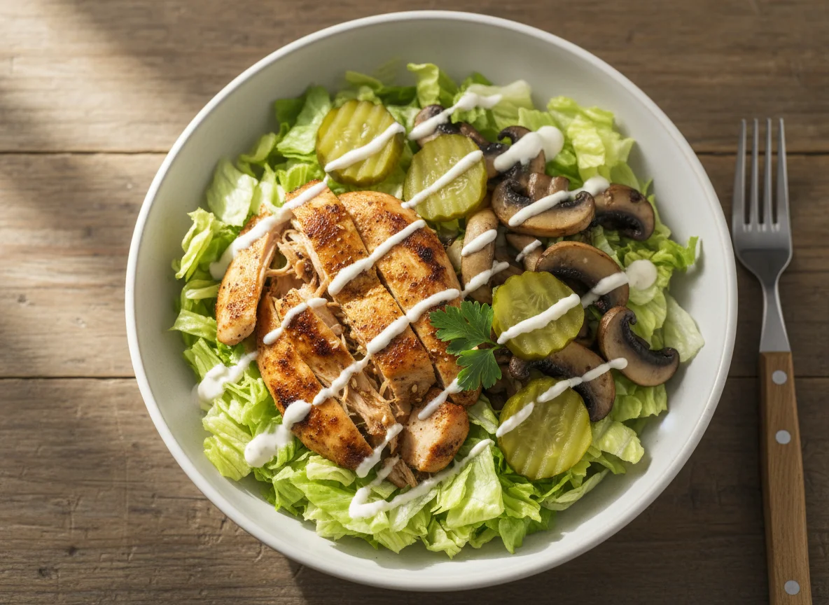 Chicken and Lettuce Bowl photo