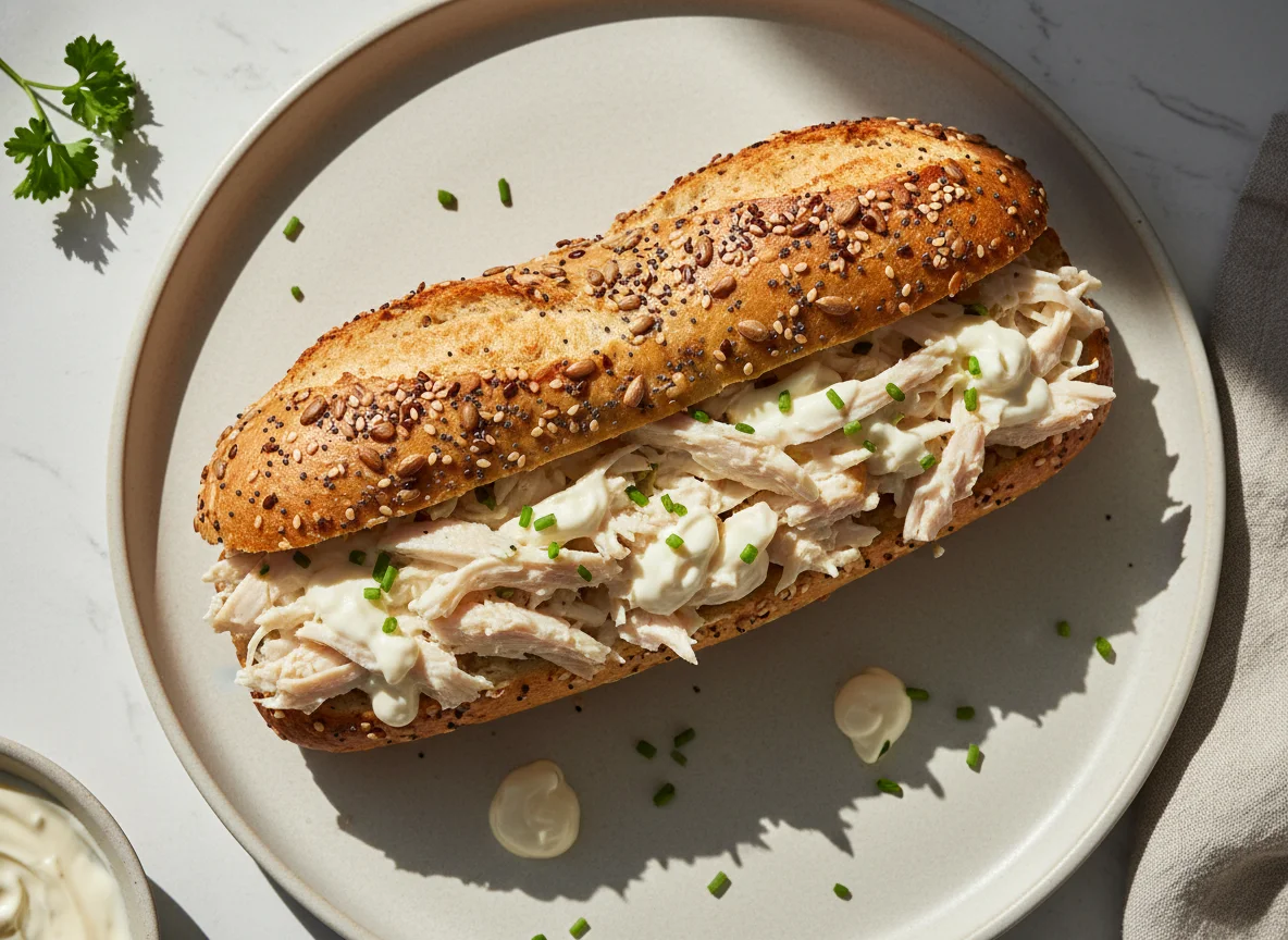 Chicken and Mayo Seeded Baguette photo