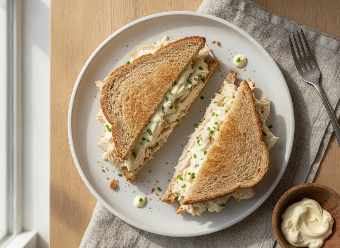 Chicken and Mayonnaise Sandwich photo