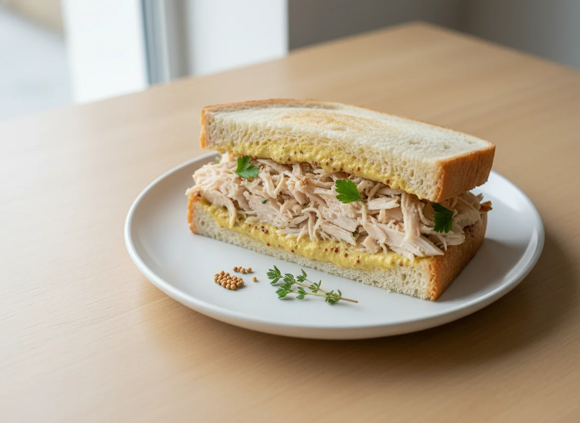 Chicken and Mustard Sandwich photo