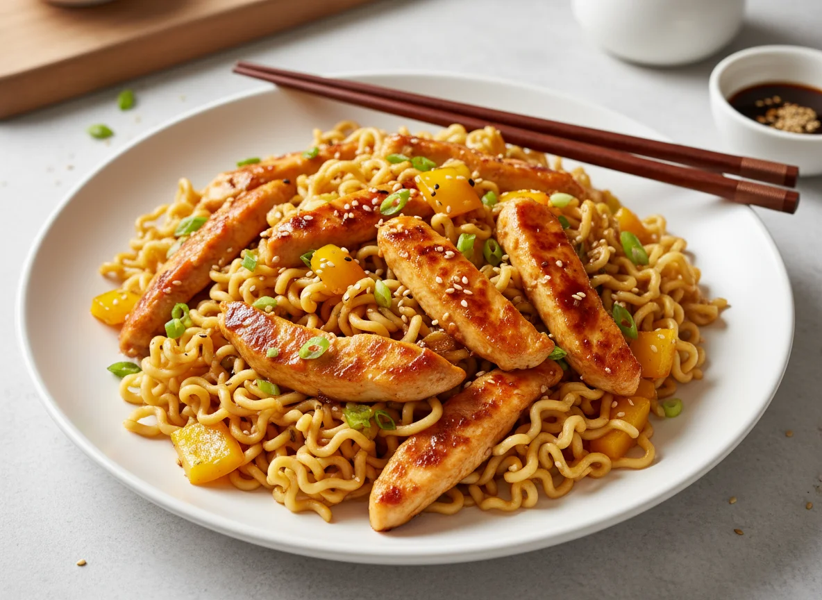 Chicken and Noodle Stir-fry photo