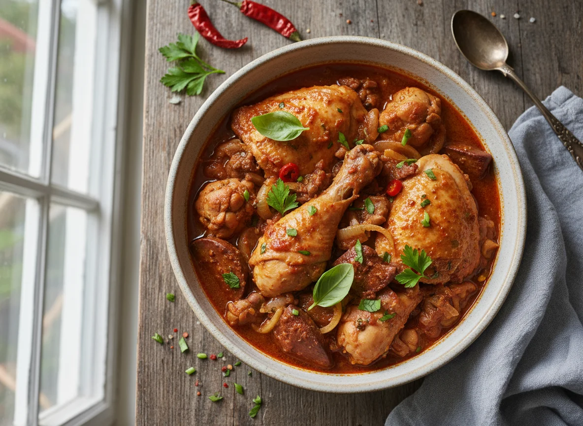 Chicken and Organ Meat Stew photo