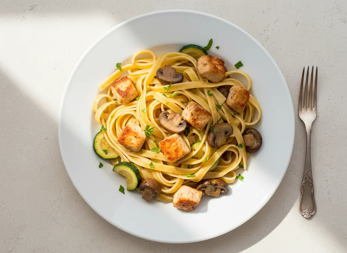 Chicken and Pasta with Vegetables photo