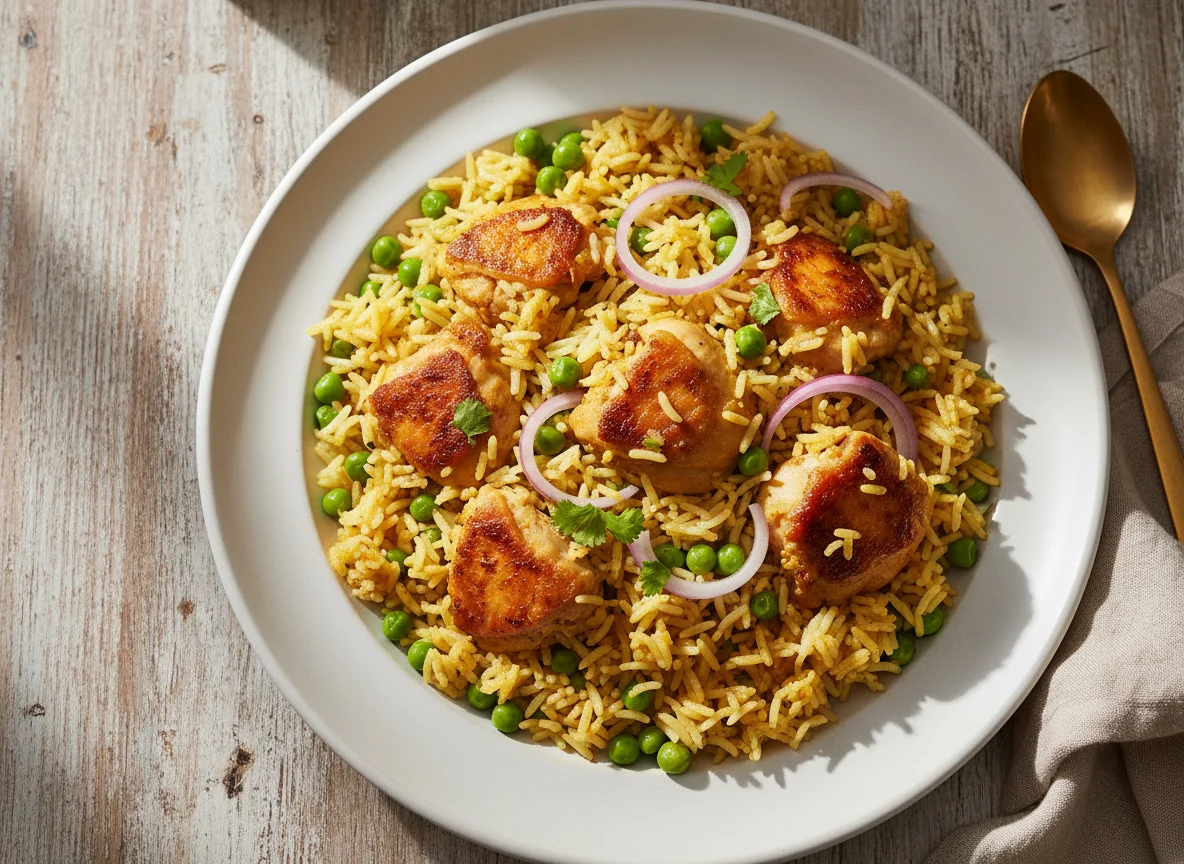 Chicken and Pea Pilau photo