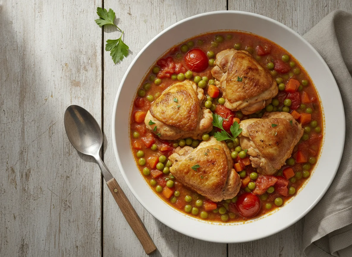 Chicken and Pea Stew photo