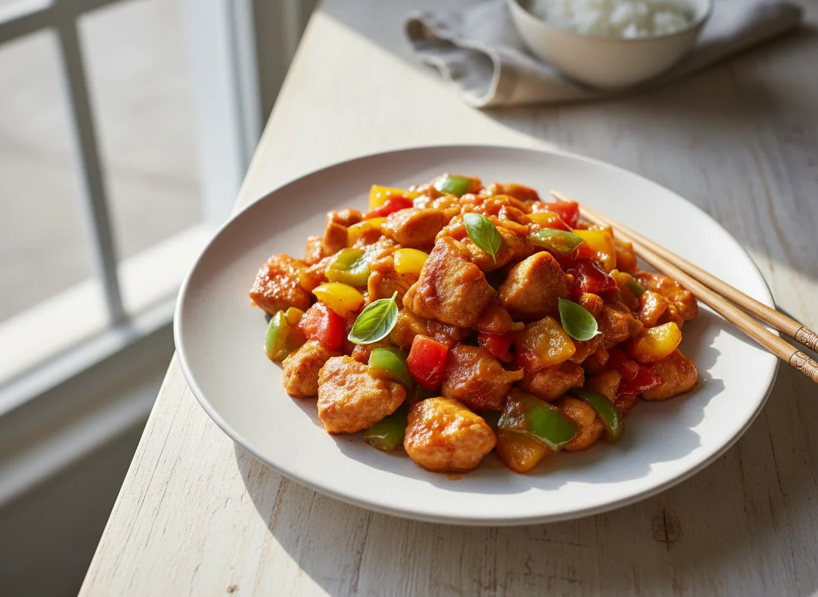 Chicken and Pepper Stir-fry photo