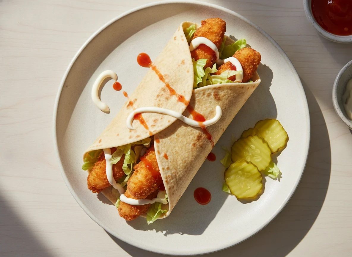 Chicken and Pickle Wrap photo