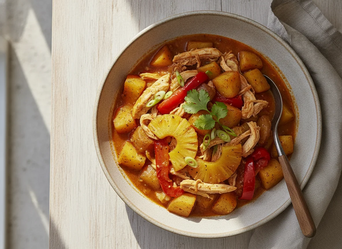 Chicken and Potato Stew with Pineapple photo