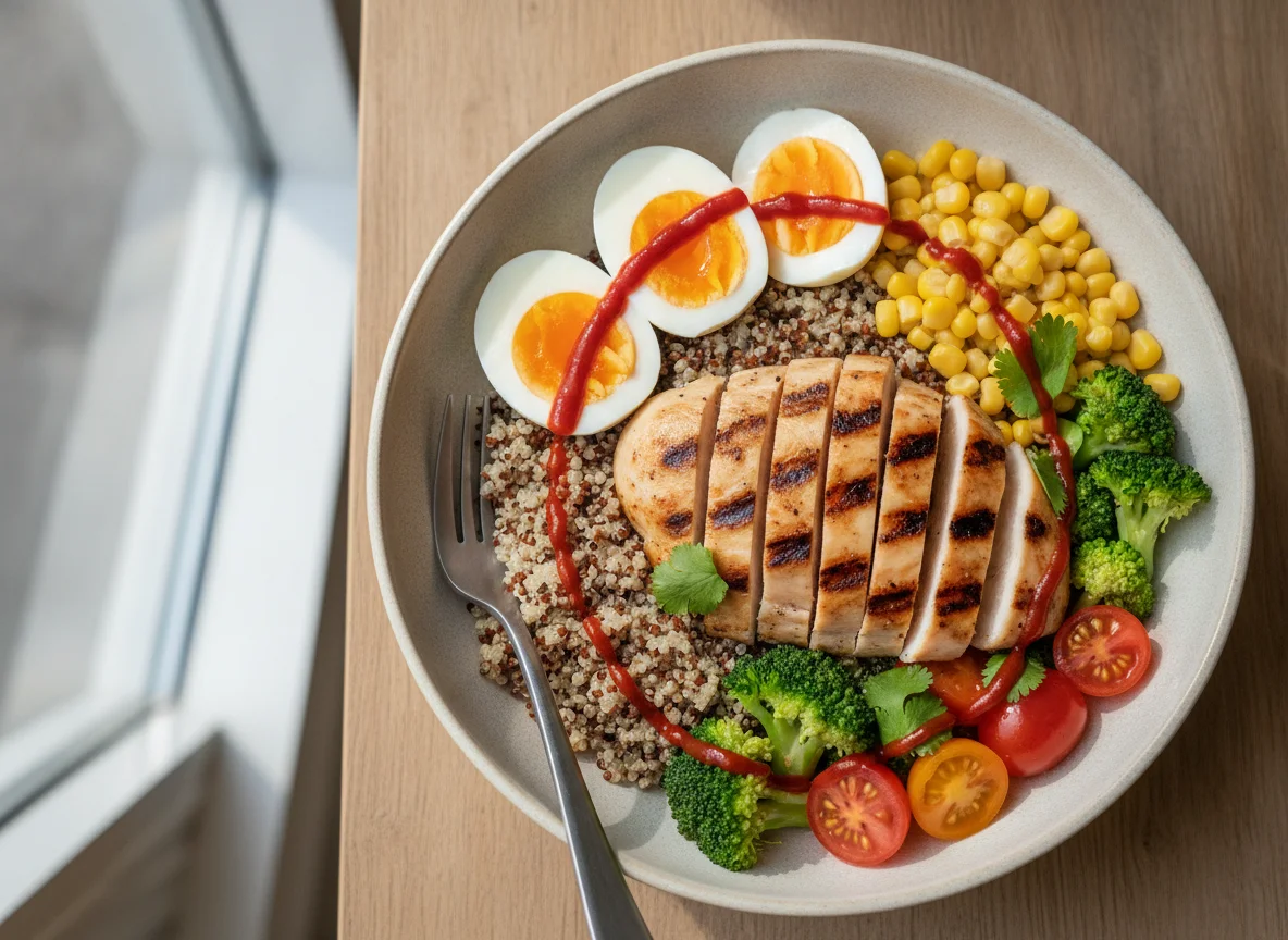 Chicken and Quinoa Salad Bowl photo