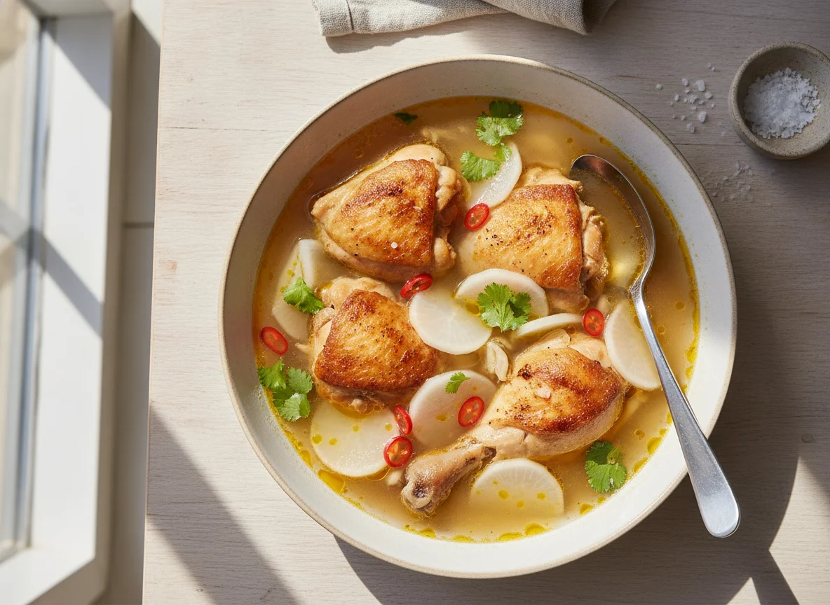Chicken and Radish Soup photo