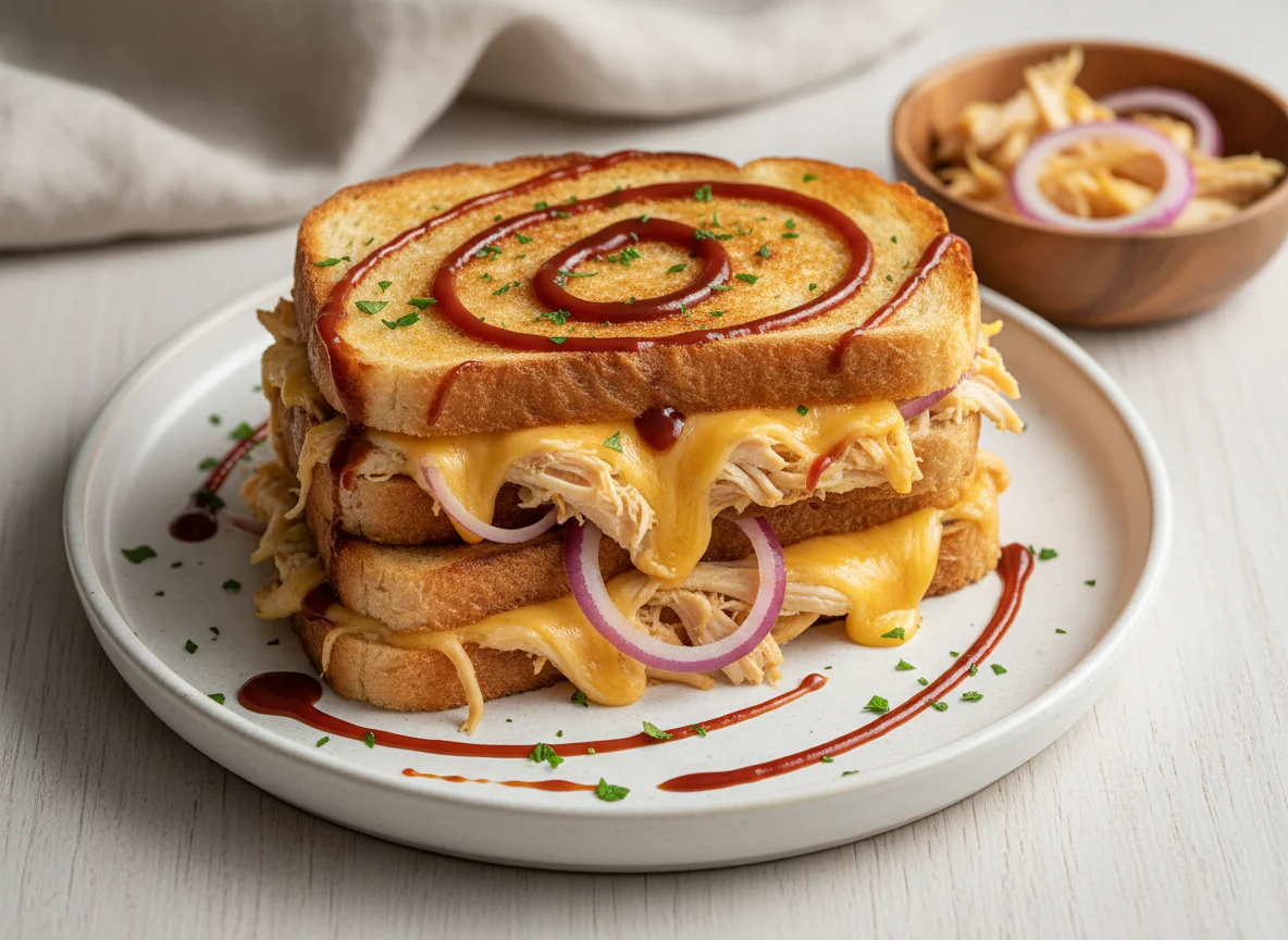 Chicken and Red Onion Toast Melt photo