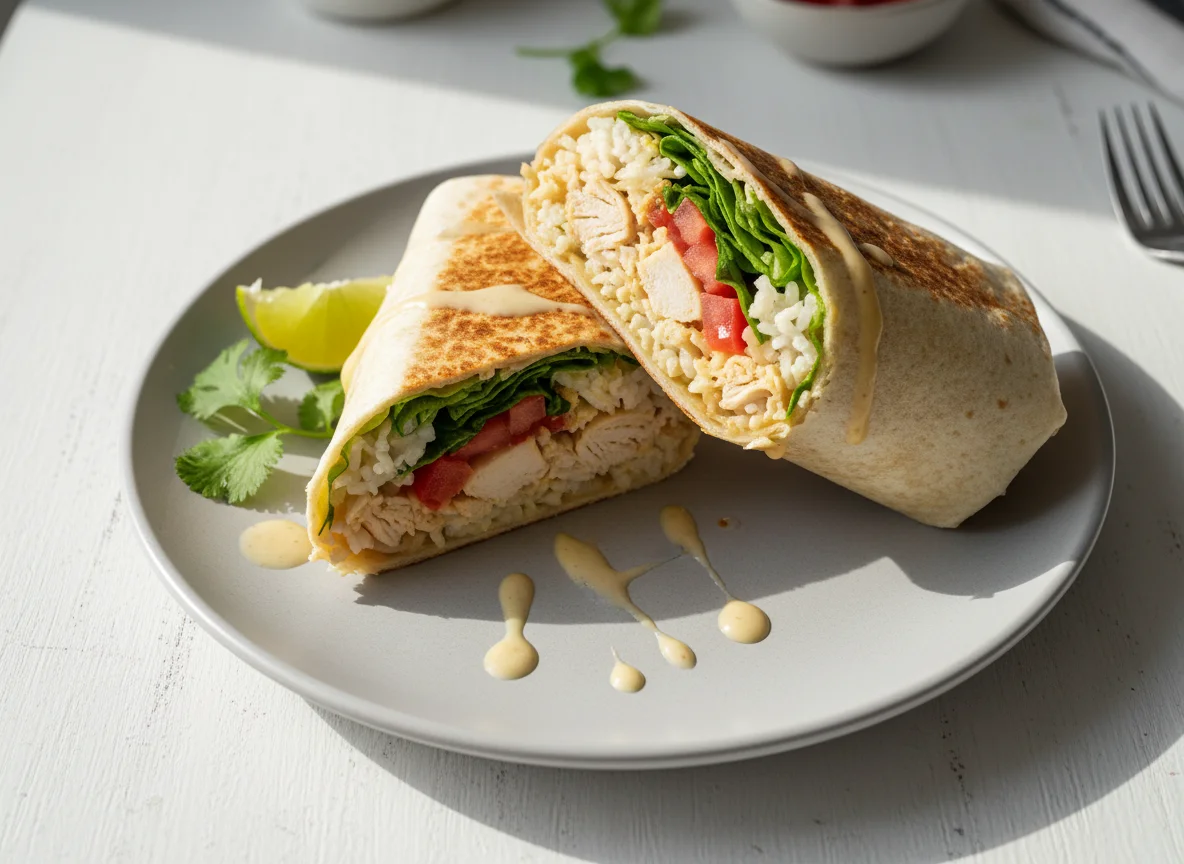 Chicken and Rice Burrito photo