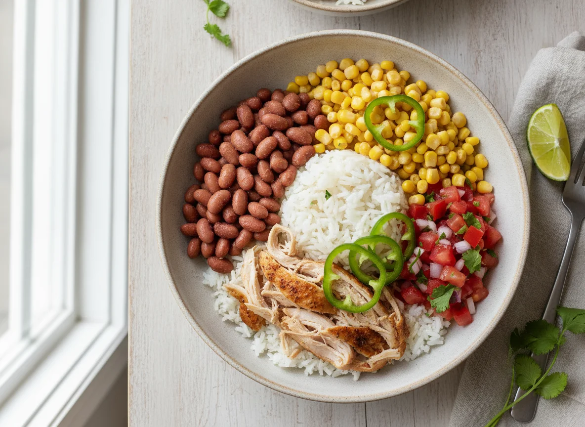 Chicken and Rice Burrito Bowl photo