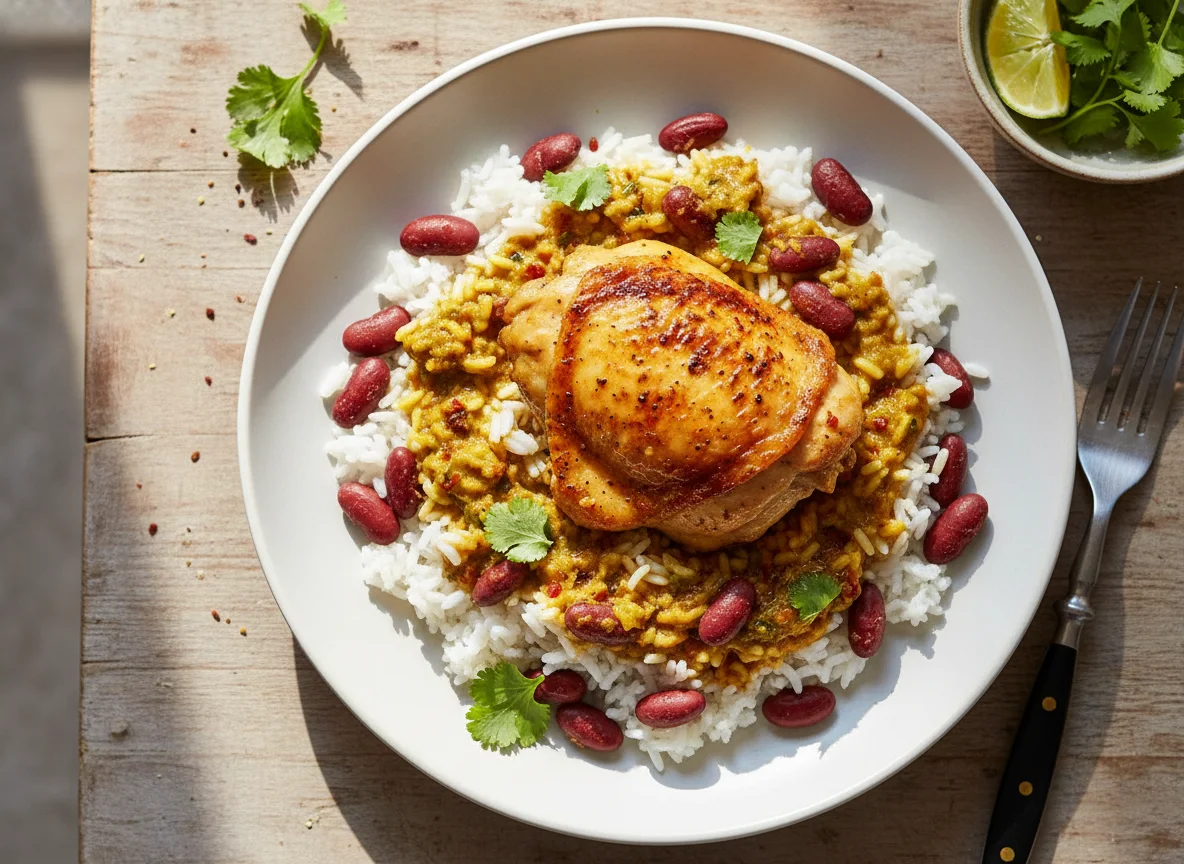 Chicken and Rice with Beans photo