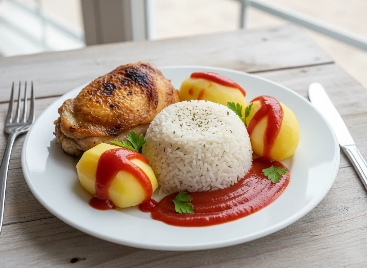 Chicken and Rice with Potatoes photo