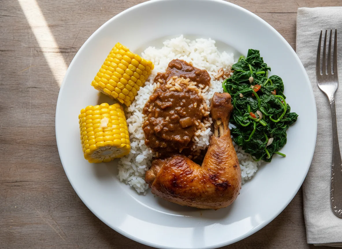 Chicken and Rice with Sides photo