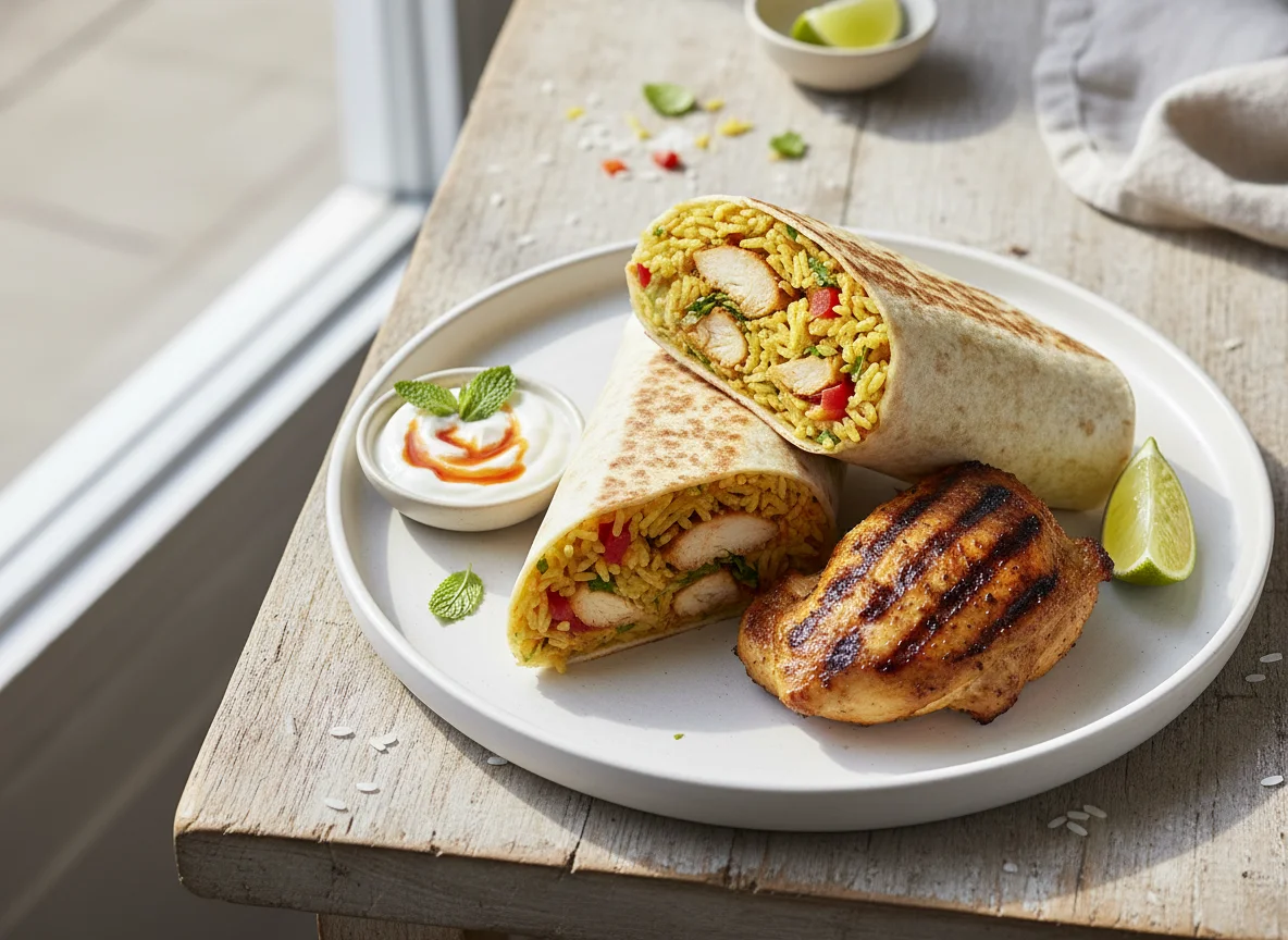 Chicken and Rice Wrap photo