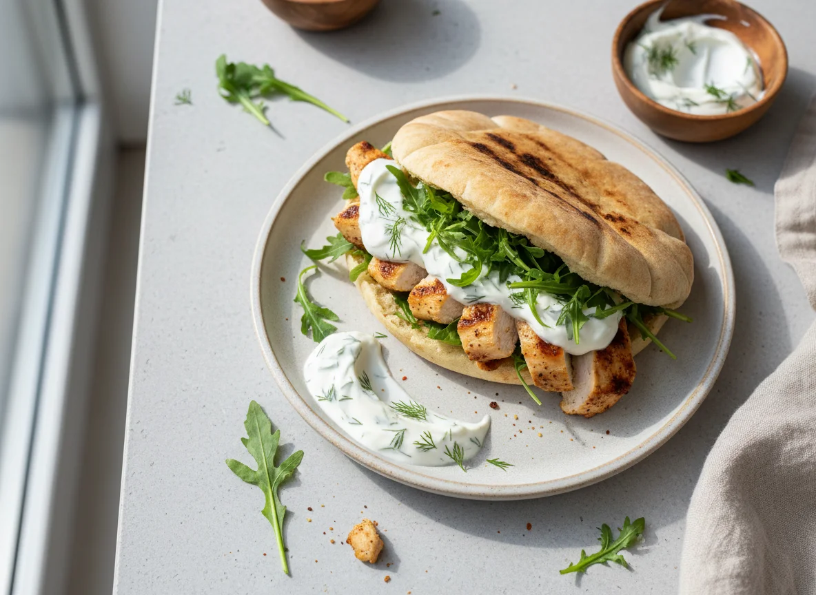 Chicken and Rocket Pita photo