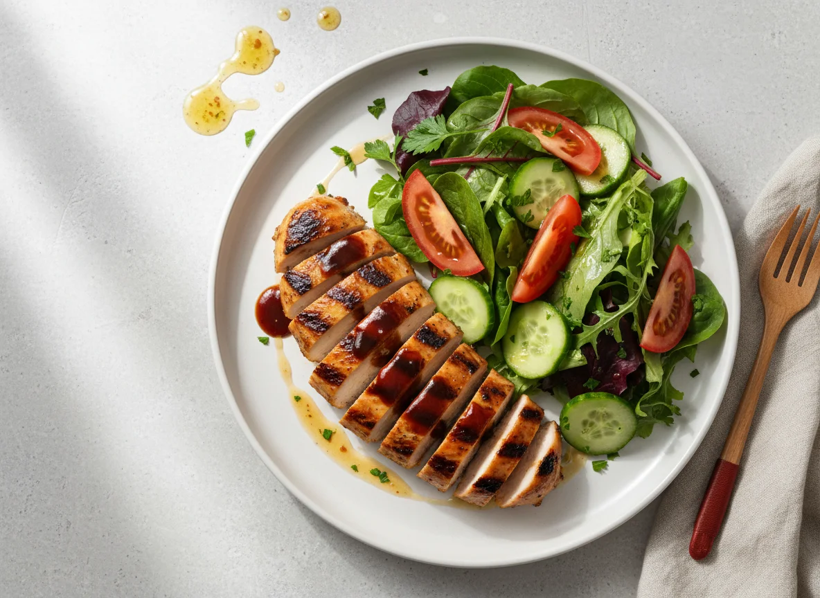 Chicken and Salad photo