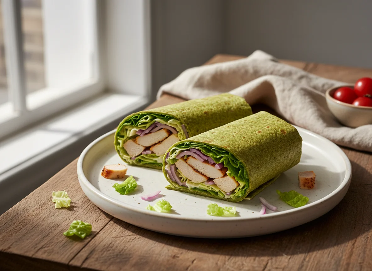 Chicken and Salad Wrap photo