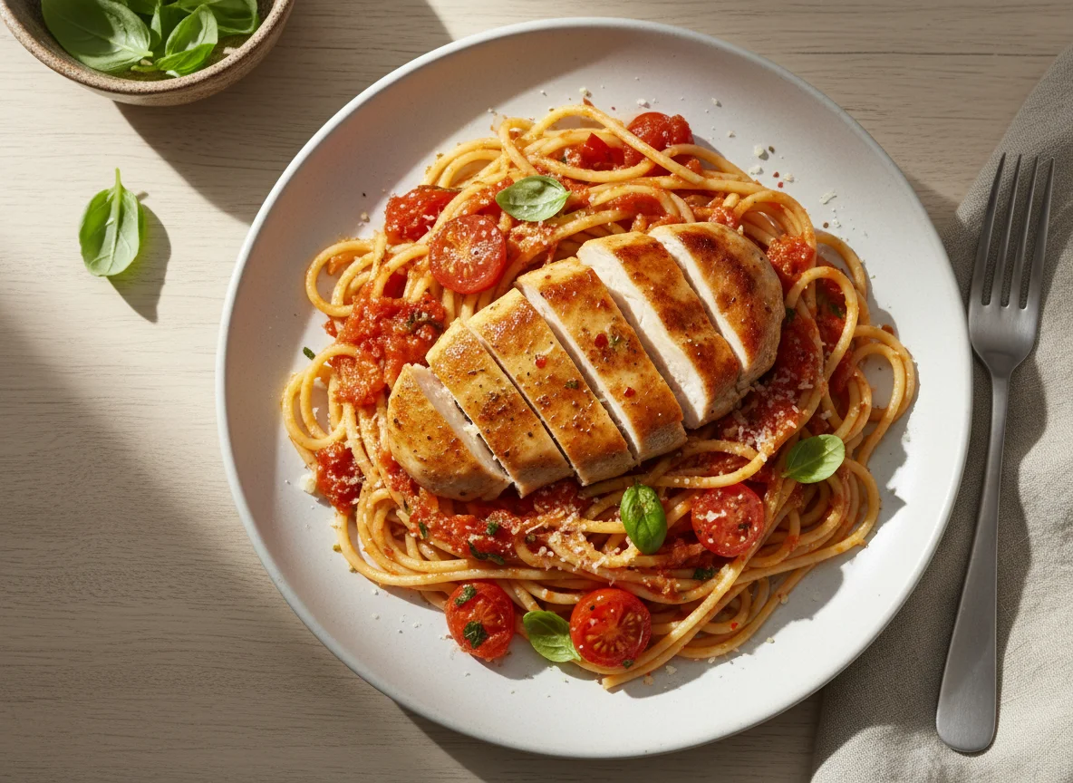 Chicken and Spaghetti photo