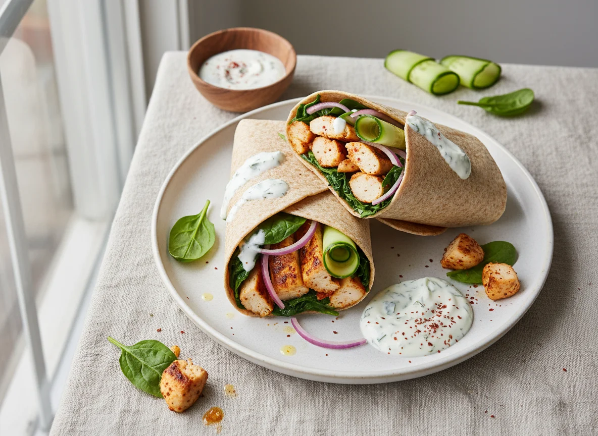 Chicken and Spinach Wrap photo
