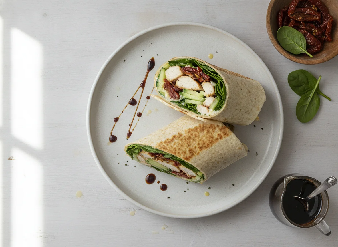 Chicken and Sun-dried Tomato Wrap photo