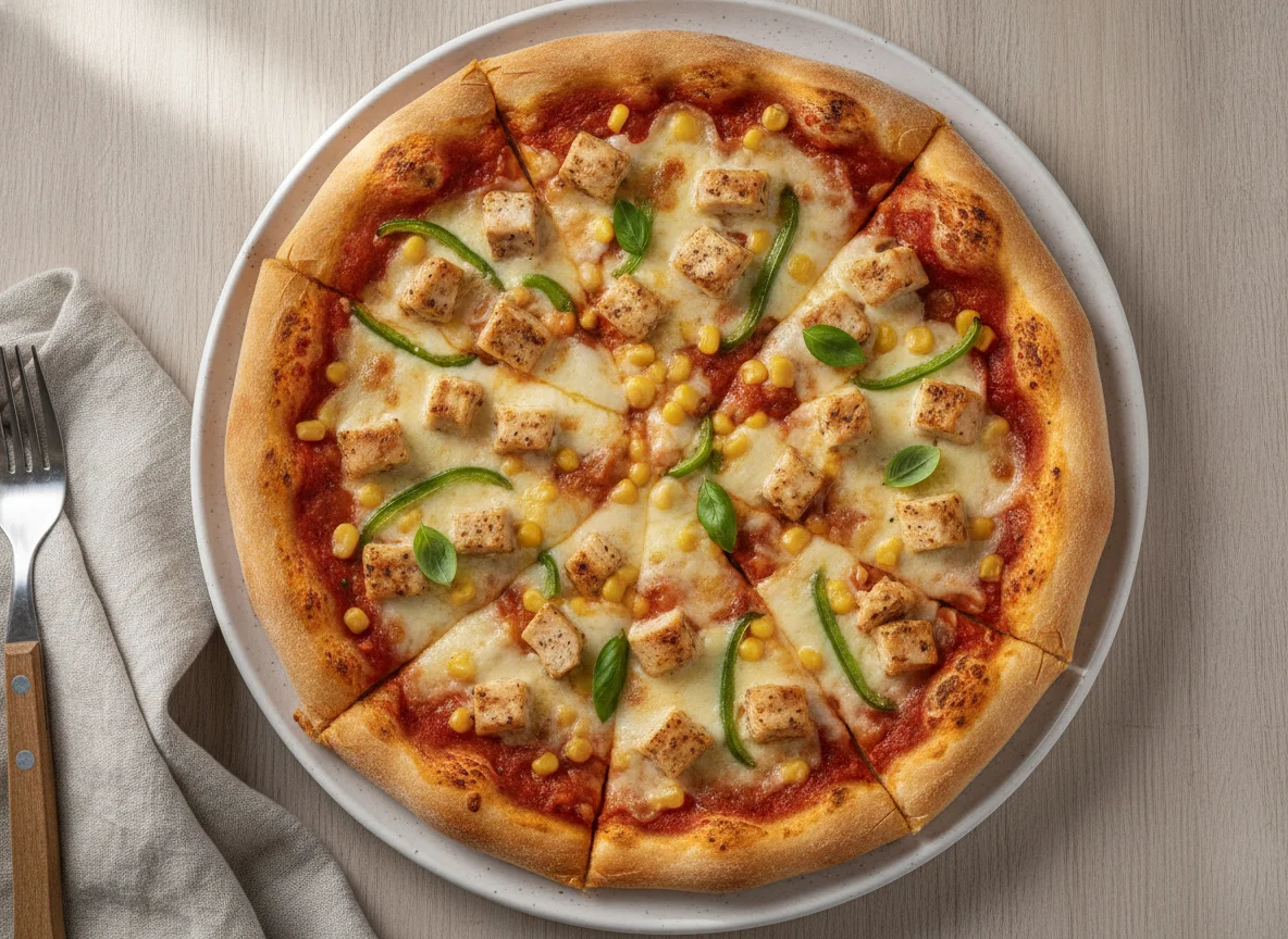 Chicken and Sweetcorn Pizza photo