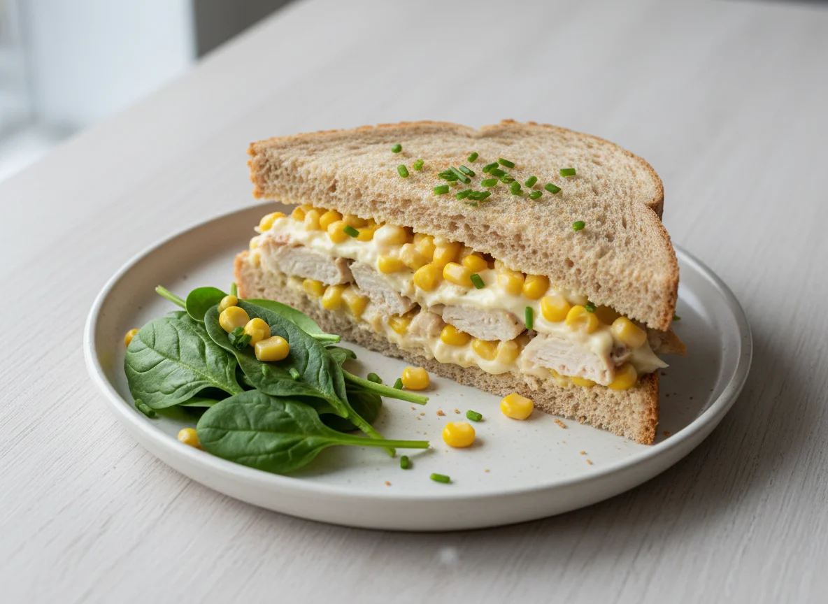 Chicken and Sweetcorn Sandwich photo