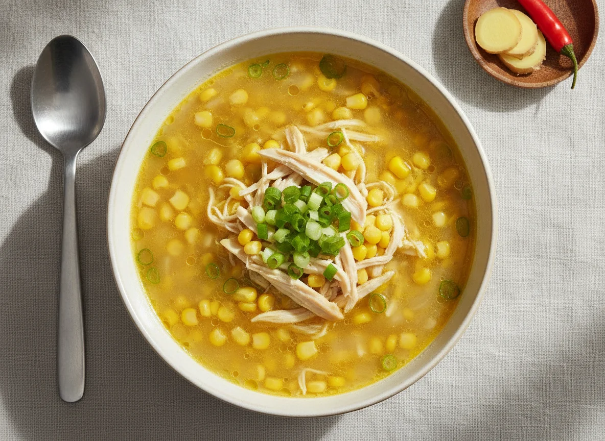 Chicken and Sweetcorn Soup photo
