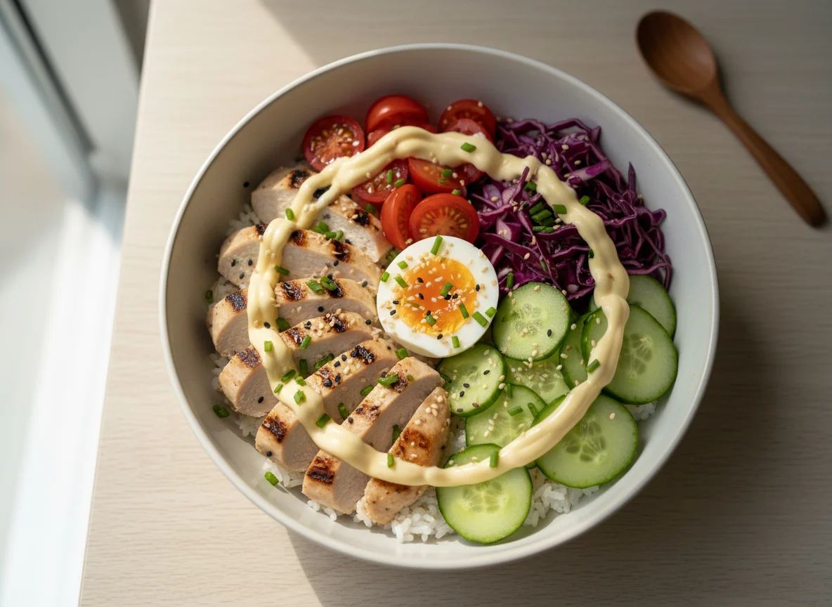 Chicken and Vegetable Bowl photo