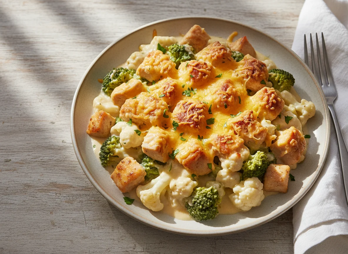 Chicken and Vegetable Casserole with Cream Sauce photo