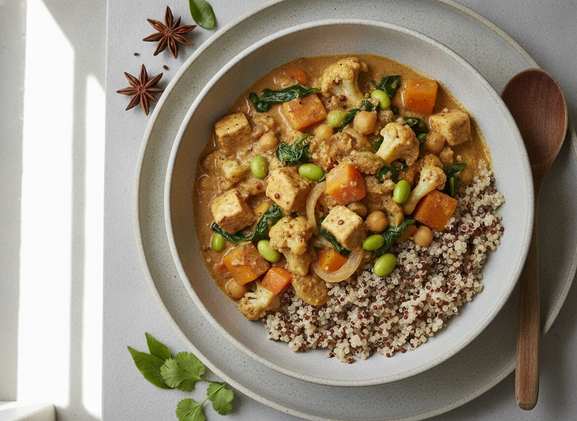 Chicken and Vegetable Curry with Quinoa photo
