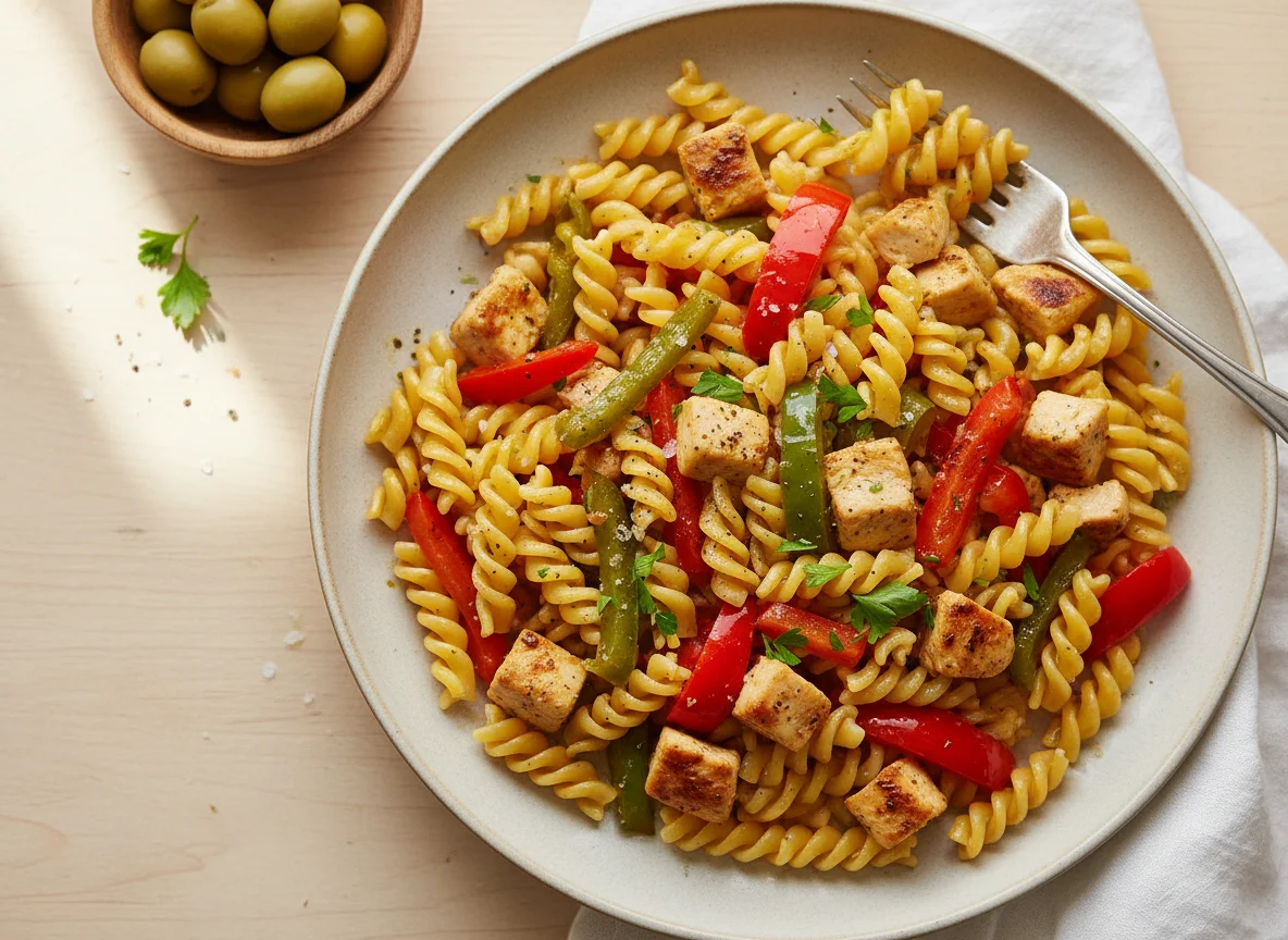 Chicken and Vegetable Pasta photo