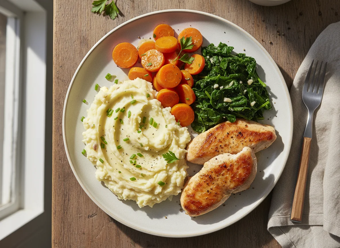 Chicken and Vegetable Plate photo