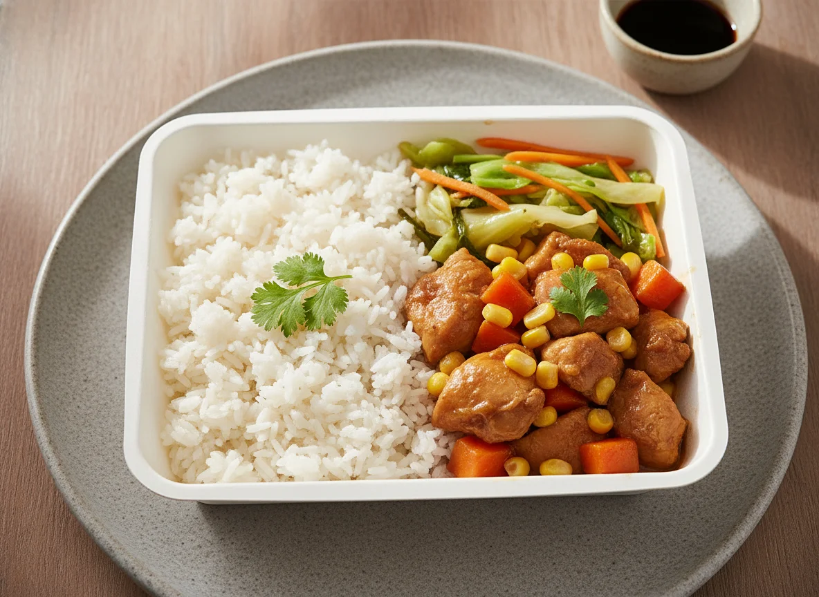 Chicken and Vegetable Rice Box photo