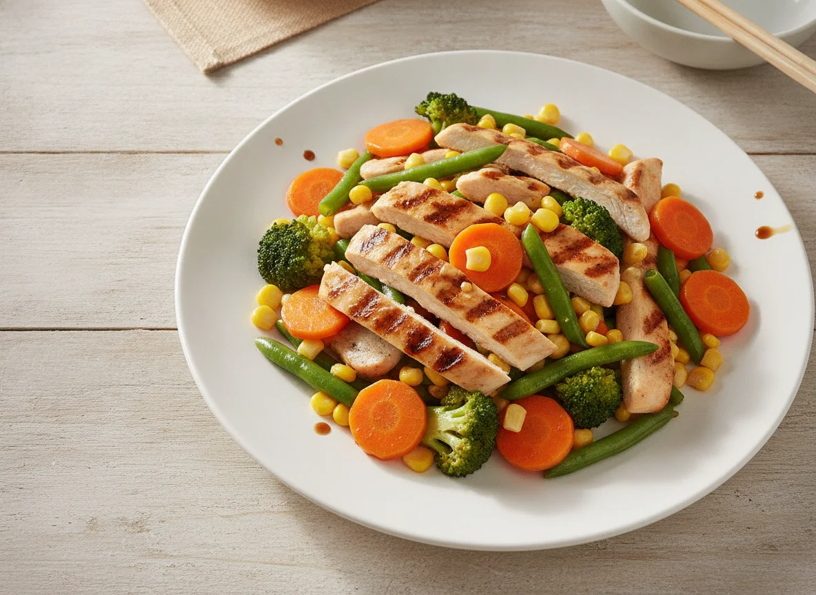Chicken and Vegetable Stir Fry photo