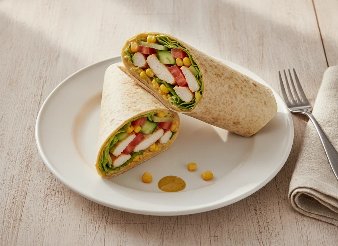 Chicken and Vegetable Tortilla photo
