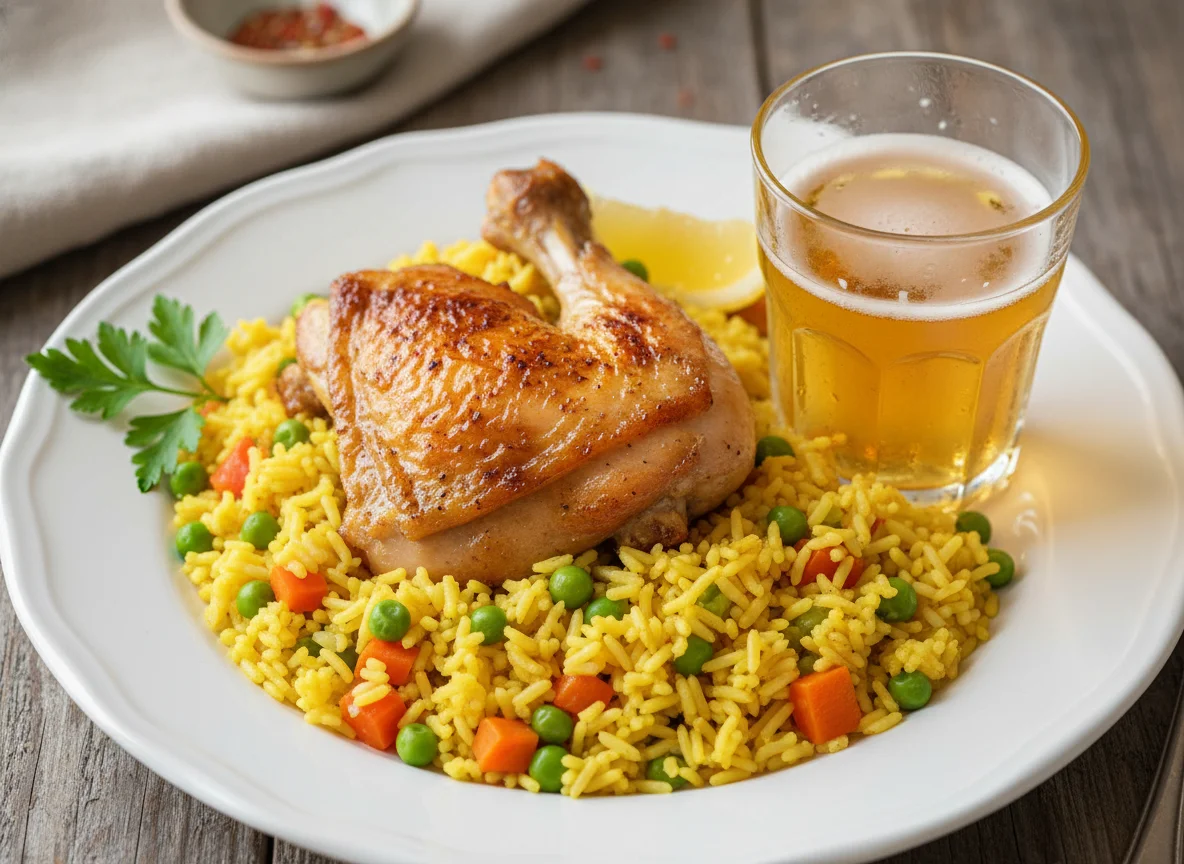 Chicken and Yellow Rice with Ale photo