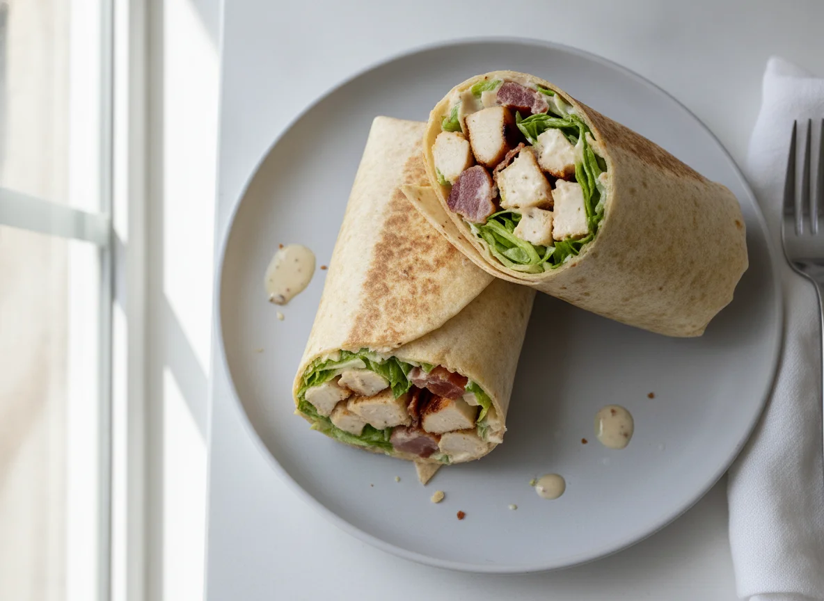 Chicken & Bacon Caesar Wrap photo