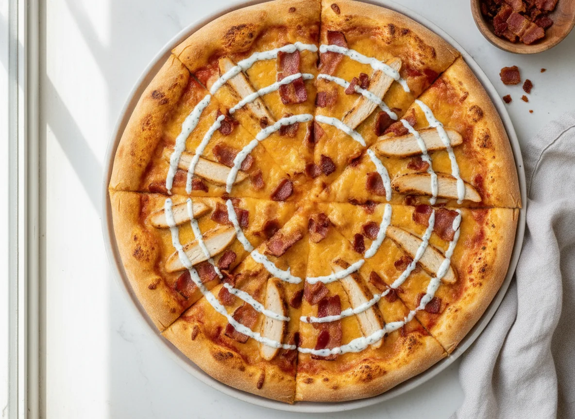 Chicken Bacon Ranch Pizza photo