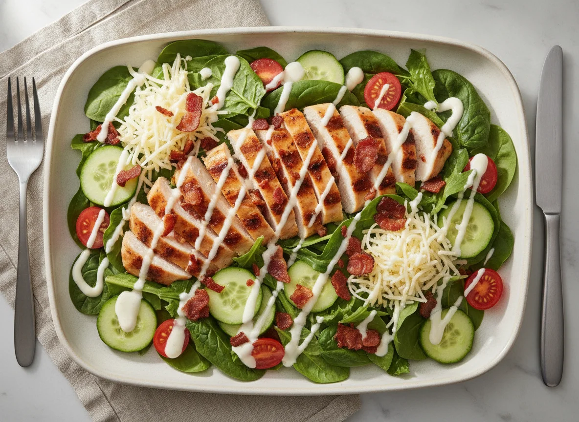 Chicken Bacon Ranch Salad photo