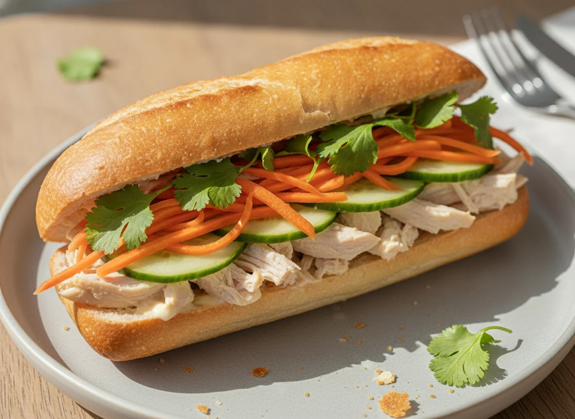 Chicken Banh Mi Sandwich photo