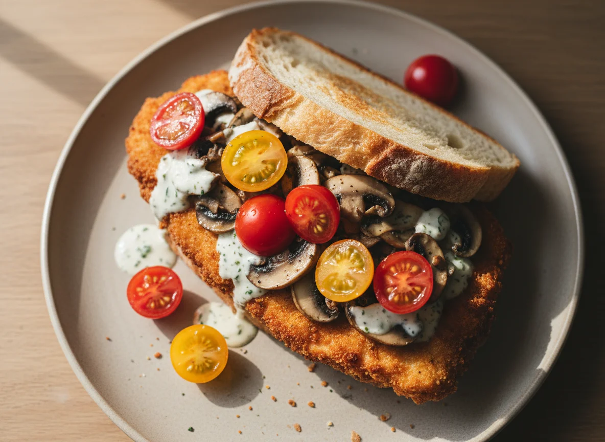 Chicken breast sandwich photo