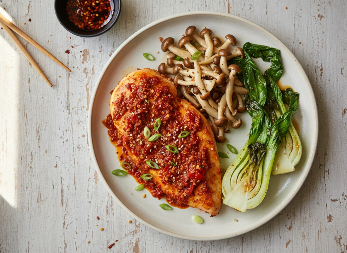 Chicken breast spicy photo